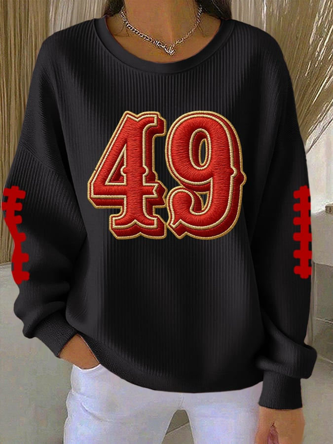 San Francisco 49ers Merch SF Football Sweatshirt Unique Gifts For Football Players