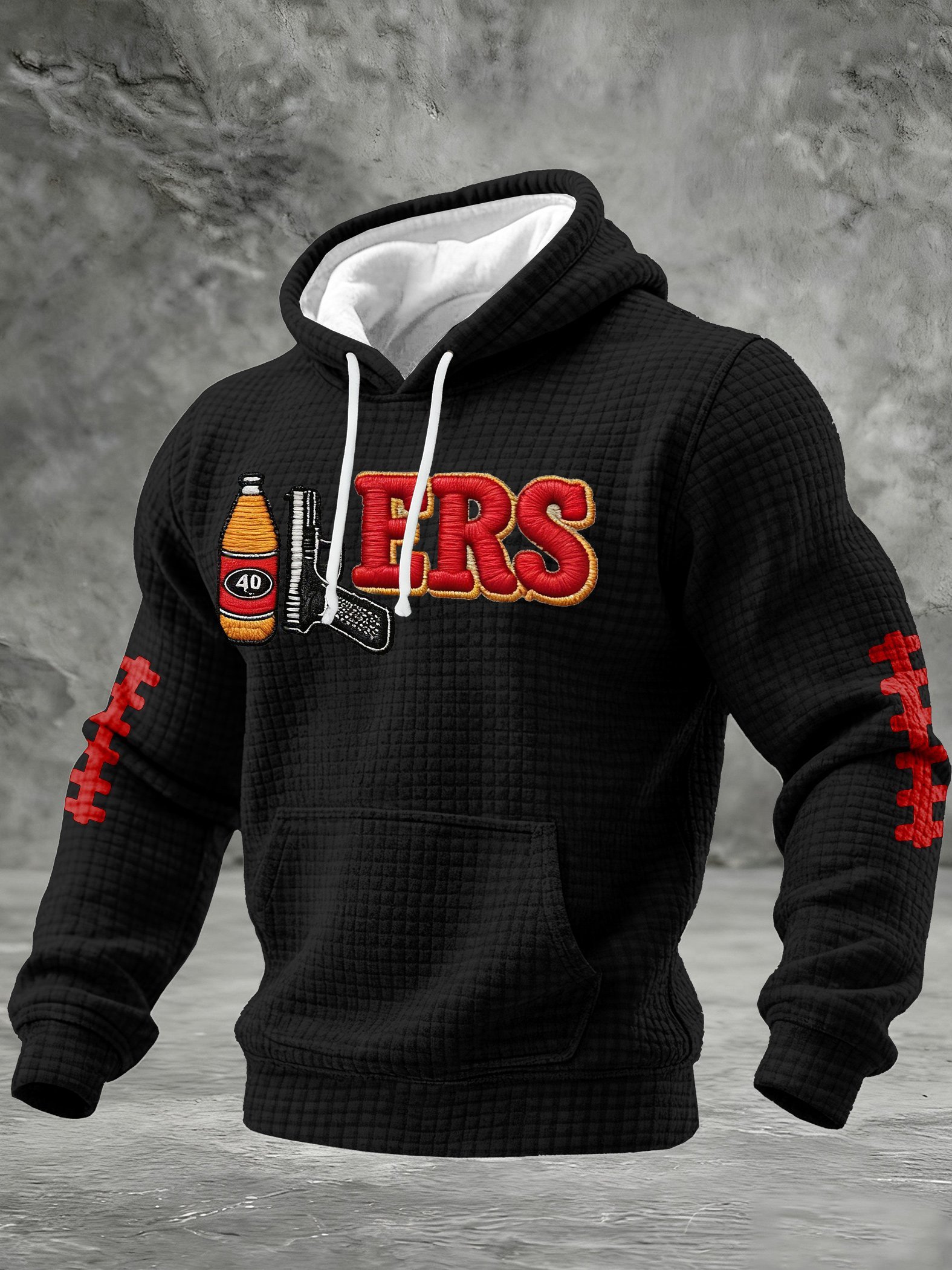 San Francisco 49ers Super Bowl Waffle Hoodie SF Football Hoodie Game Day 49ers Apparel