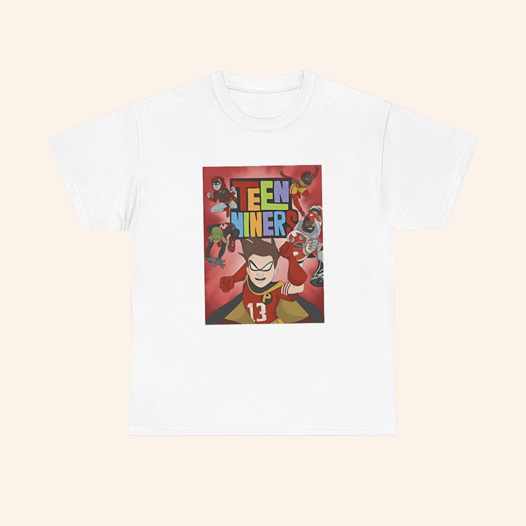 San Francisco 49Ers X Super Hero Dc Comics Teen Niners T Shirt