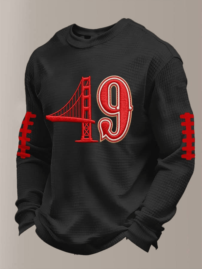 San Francisco Football 49 Long Sleeve T-Shirt San Francisco Strong Apparel Game Day Shirts San Francisco Football 49 Long Sleeve T-Shirt San Francisco Strong Apparel Game Day Shirts