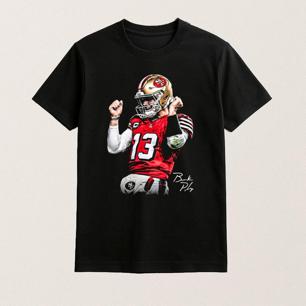 San Francisco Football Brock Purdy T-Shirt SF Football Merch Gifts For Football Lovers San Francisco Football Brock Purdy T-Shirt SF Football Merch Gifts For Football Lovers