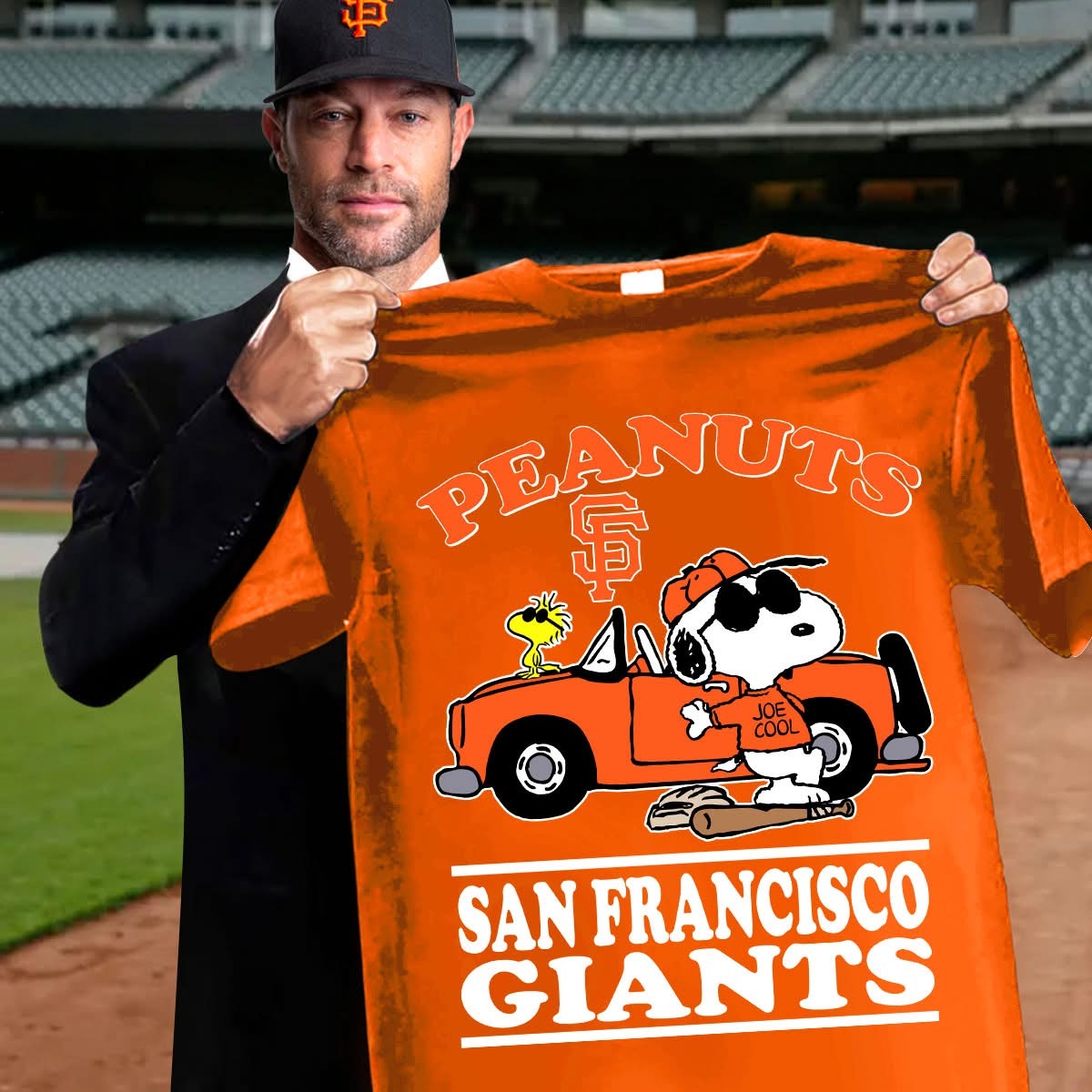San Francisco Giants And Peanuts T-Shirt Gift For Fans