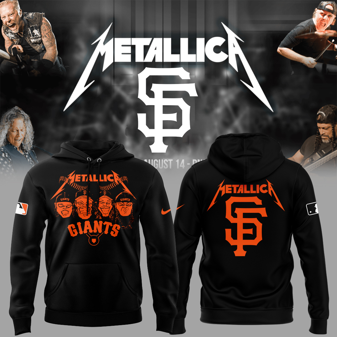 San Francisco Giants Baseball Metallica Night Hoodie Baseball Fans Gifts