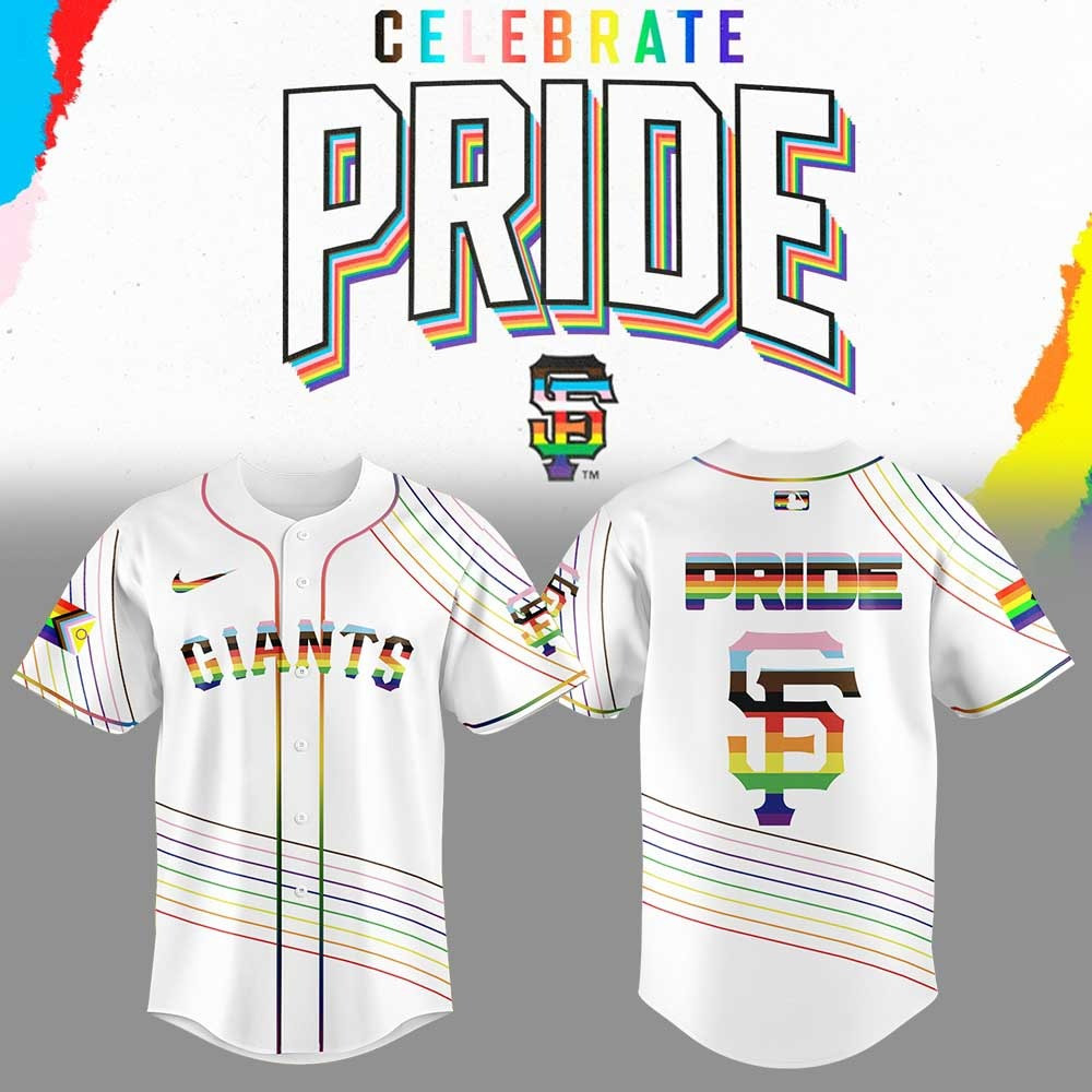San Francisco Giants Happy Pride Month Jersey Baseball Lover Gift Ideas