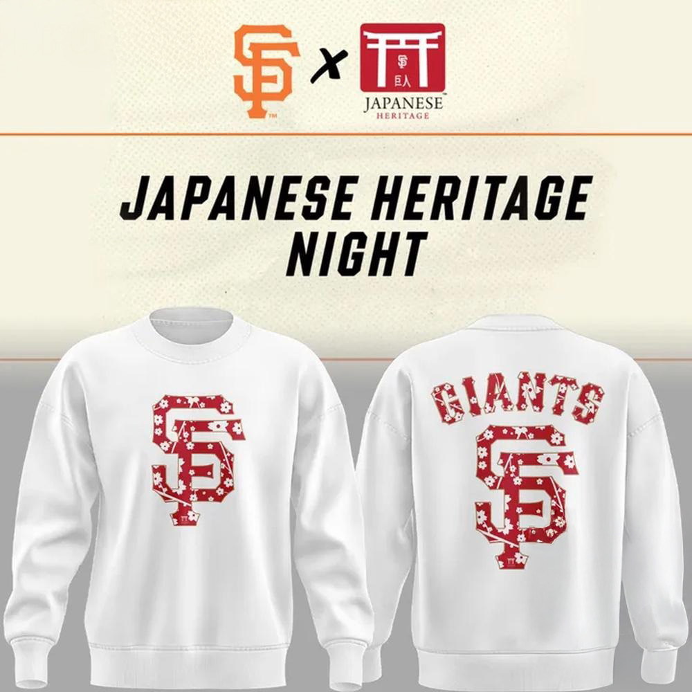 San Francisco Giants Japanese Heritage 2025 Sweatshirt Baseball Team Gift Ideas