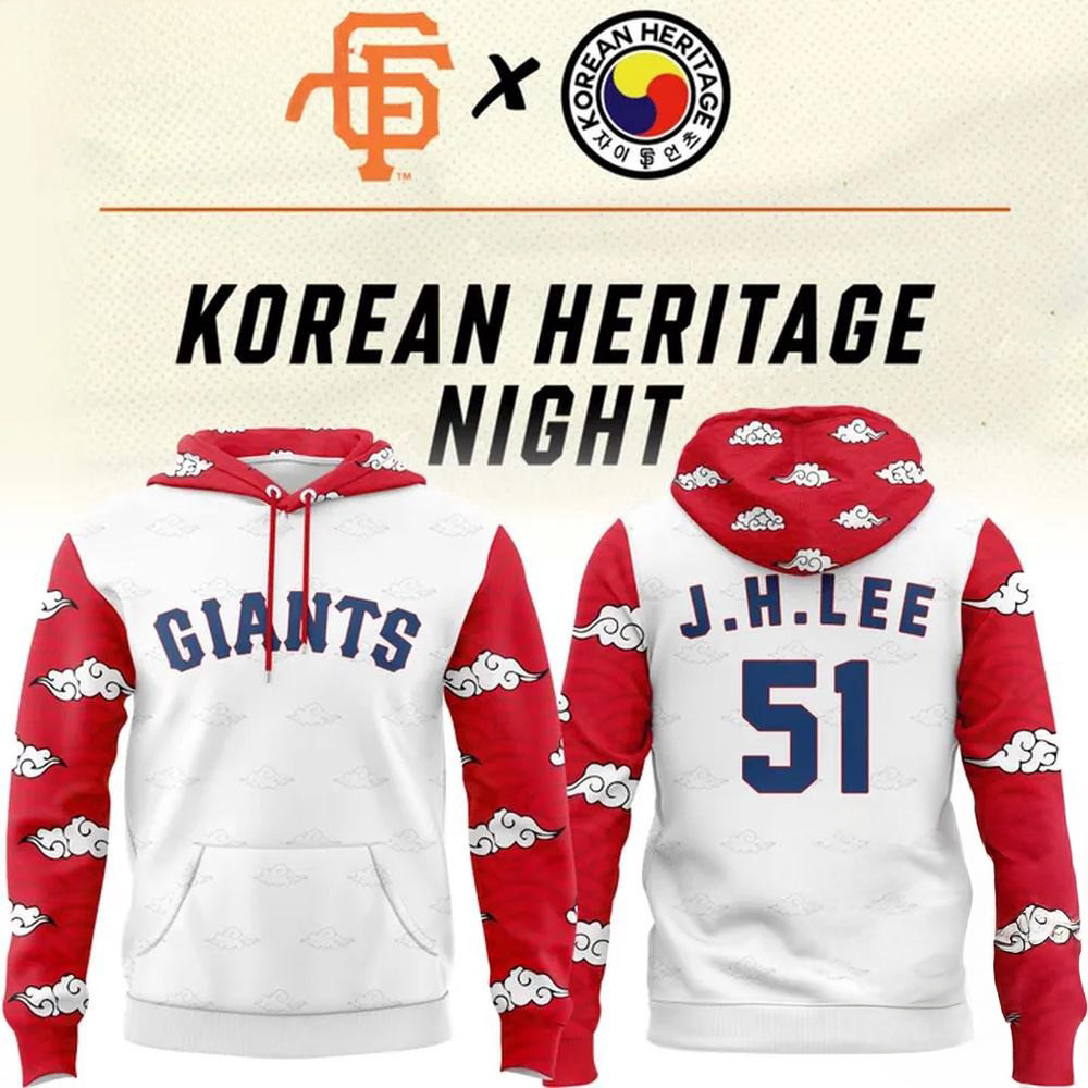 San Francisco Giants Korean Heritage 2025 Hoodie Best Gifts For Baseball Fans