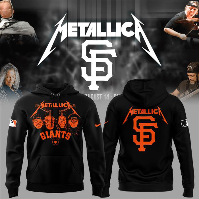 San Francisco Giants Metallica Hoodie Gift For Giants Fans