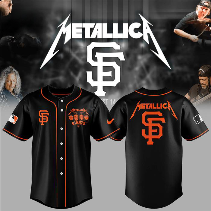 San Francisco Giants Metallica Jersey Gift For Giants Fans