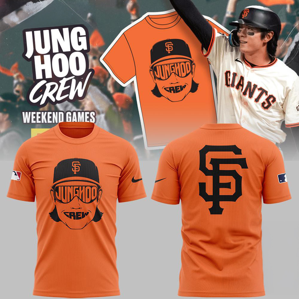 San Francisco Giants MLB 2025 Limited Jung Hoo Crew Shirt Baseball Fan Gift Ideas