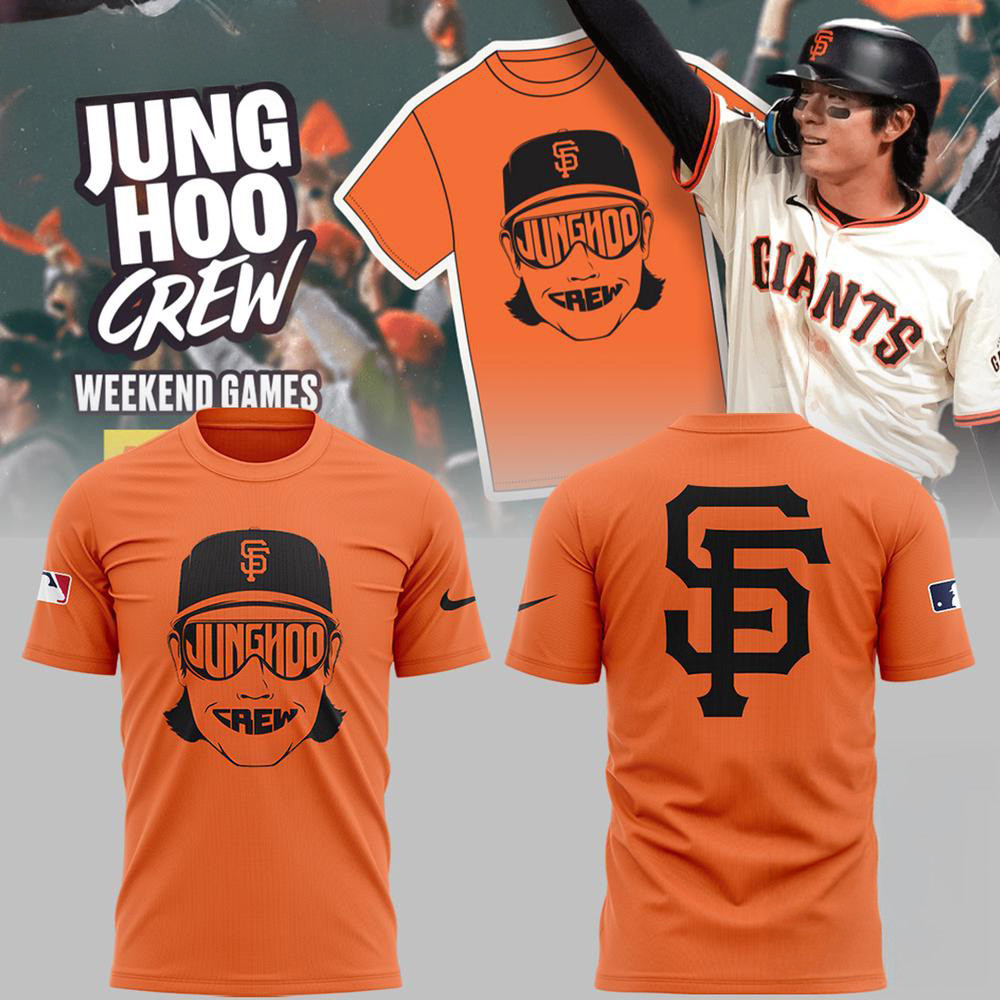 San Francisco Giants MLB 2025 Limited Jung Hoo Crew Shirt Gifts For Baseball Fan