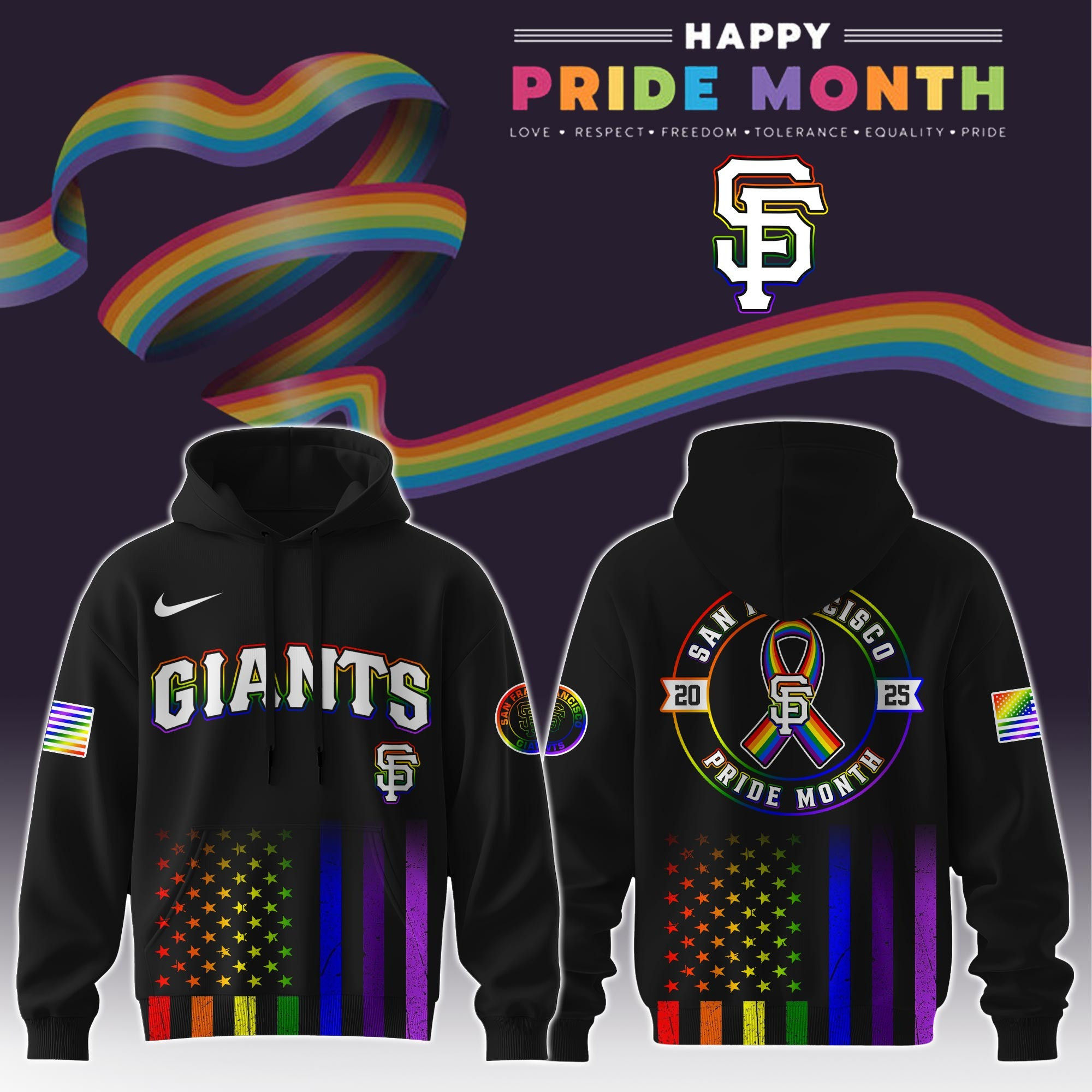 San Francisco Giants Special Pride Month Limited Edition Hoodie Gift Ideas For Baseball Fans