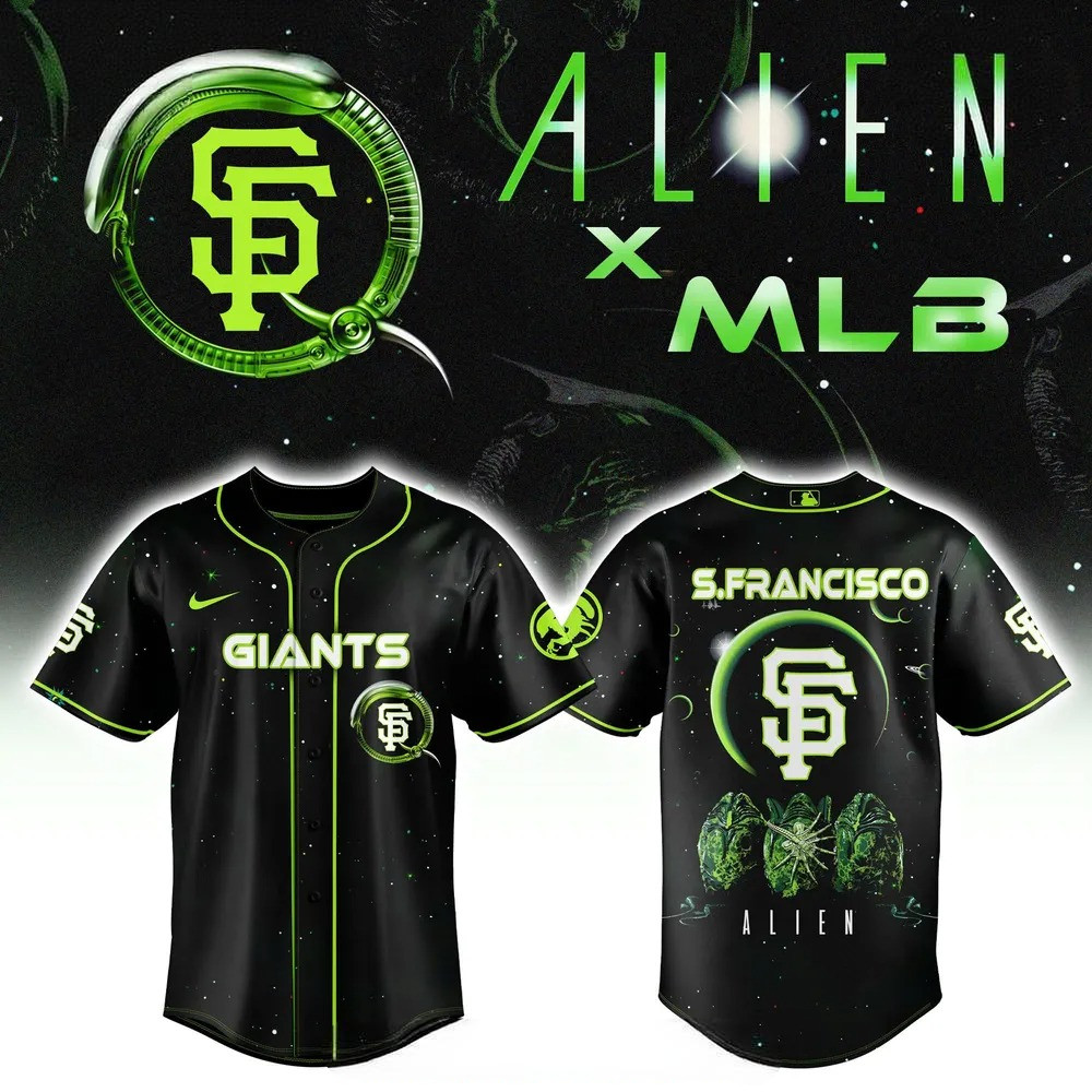 San Francisco Giants x Alien 2025 Jersey Baseball Player Gift Ideas