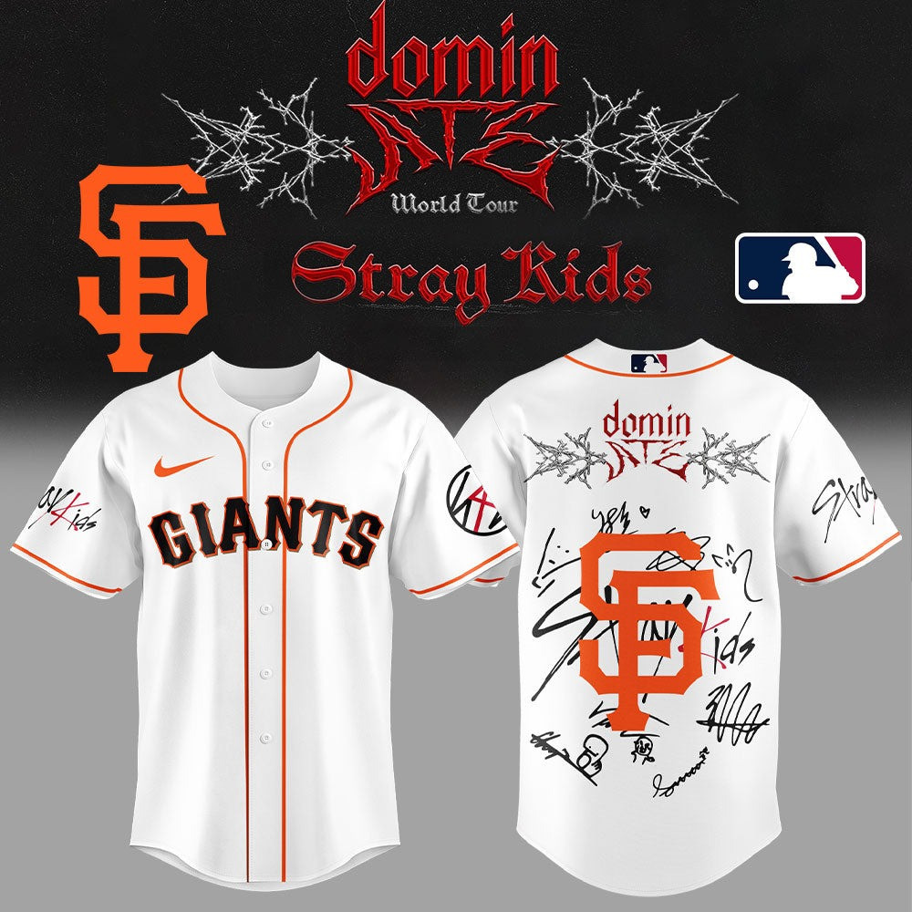 San Francisco Giants x ATE Show Signature Combo Jersey Cool Gifts For Baseball Lovers