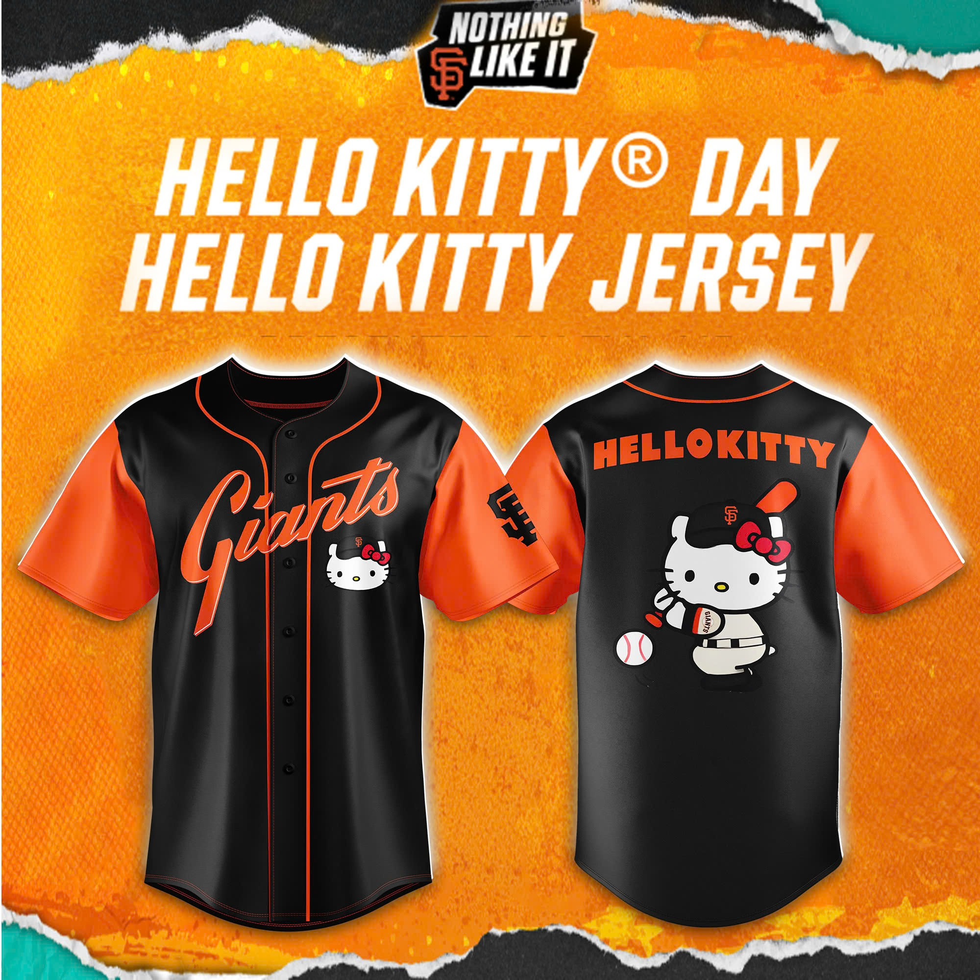San Francisco Giants x Hello Kitty Version 2025 Jersey Baseball Team Gift Ideas