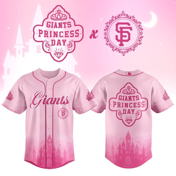 San Francisco Giants x Princess Day Jersey Baseball Father's Day Gifts