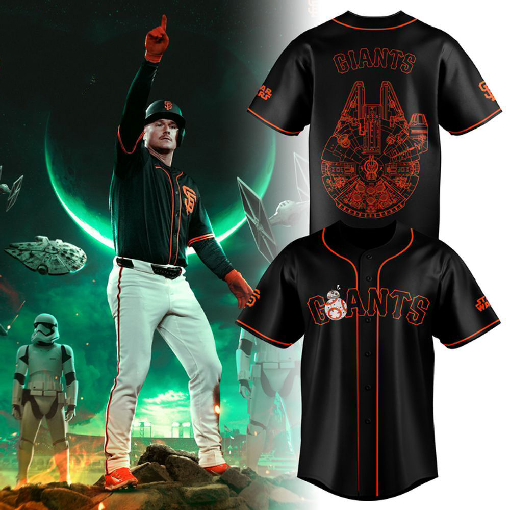 San Francisco Giants x Star Wars Baseball Jersey Gift For Giants Fans