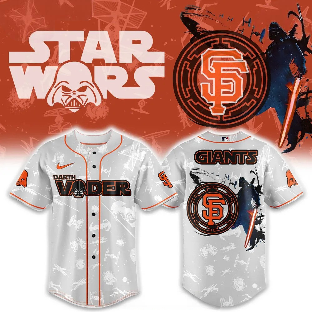 San Francisco Giants x Star Wars Night 2025 Baseball Jersey Unique Gifts For Baseball Fans