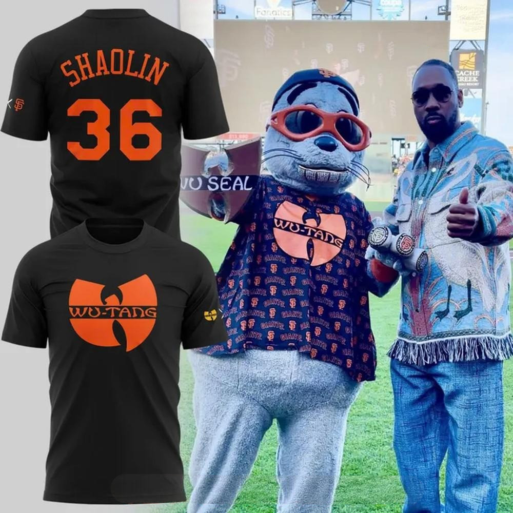 San Francisco Giants x Wu-Tang Clan Limited Edition T-Shirt Baseball Enthusiast Gifts