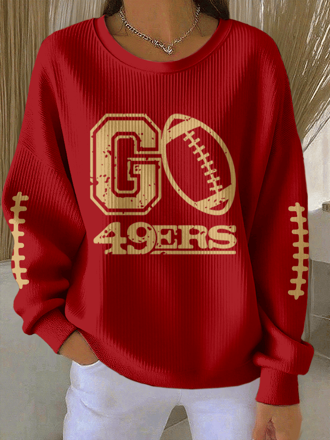 San Francisco Merch Go 49ers Sweatshirt Football Themed Gift Ideas For Football Fans