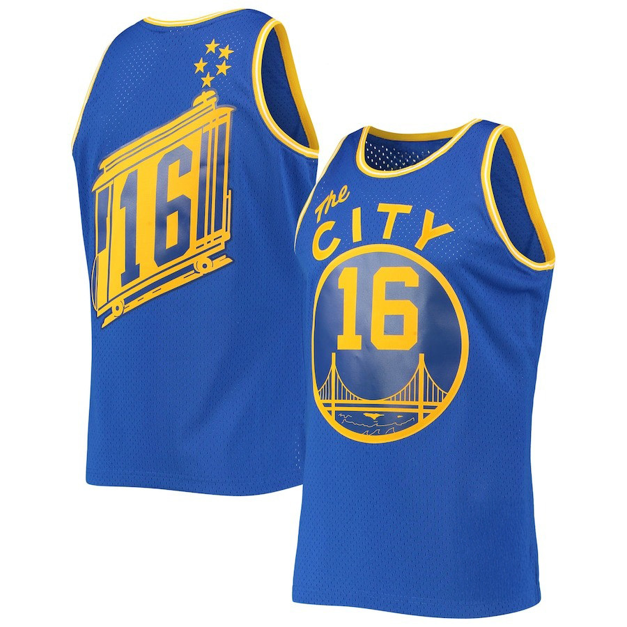San Francisco Warriors Al Attles Mitchell And Ness Royal 1966 1967 Jersey Gifts For Son