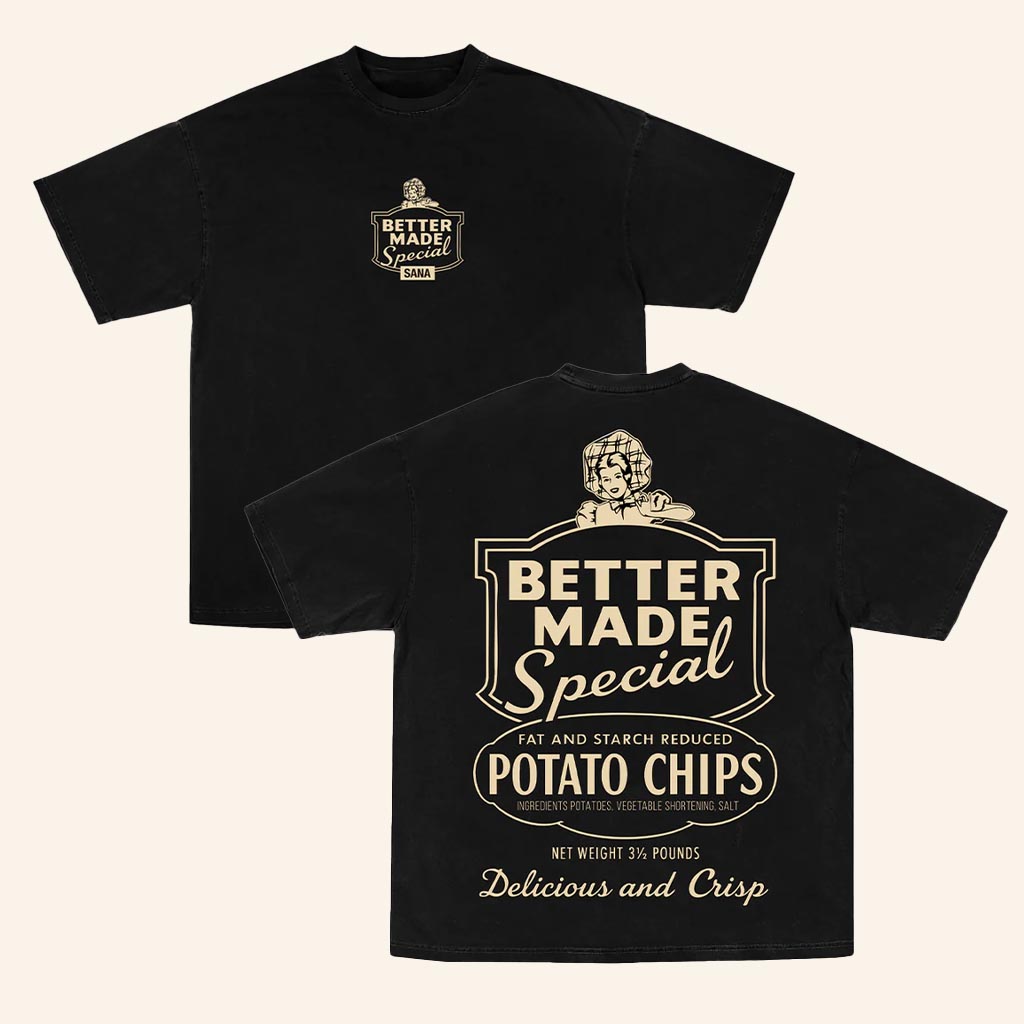 Sana Detroit Merch Sana Made Special T-Shirt Potato Chips Shirt Birthday Gifts For Son