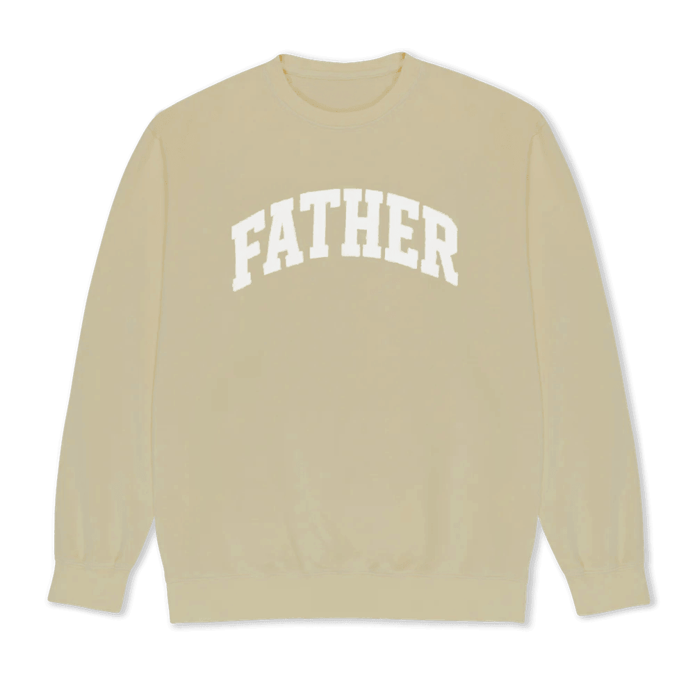 Sand Father Sweatshirt Call Her Daddy Merch Great Gift for Daughter Neutral Tone