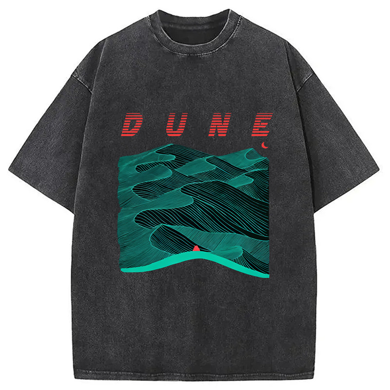 Sands Of Synchronicity Washed T-Shirt Casual Oversized Outfit Style Gifts For Sister