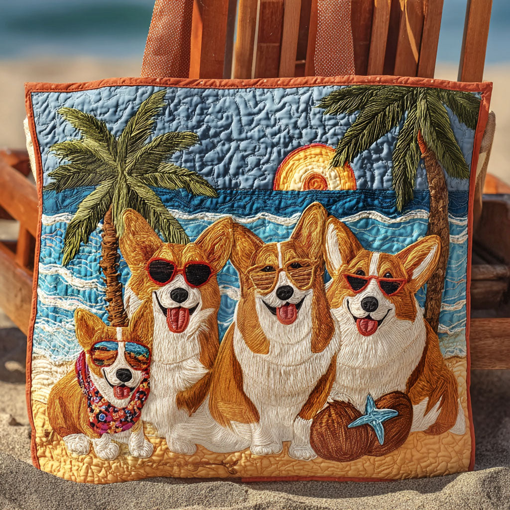 Sandy Paws Quilted Tote Bag Best Gifts For New Dog Owners