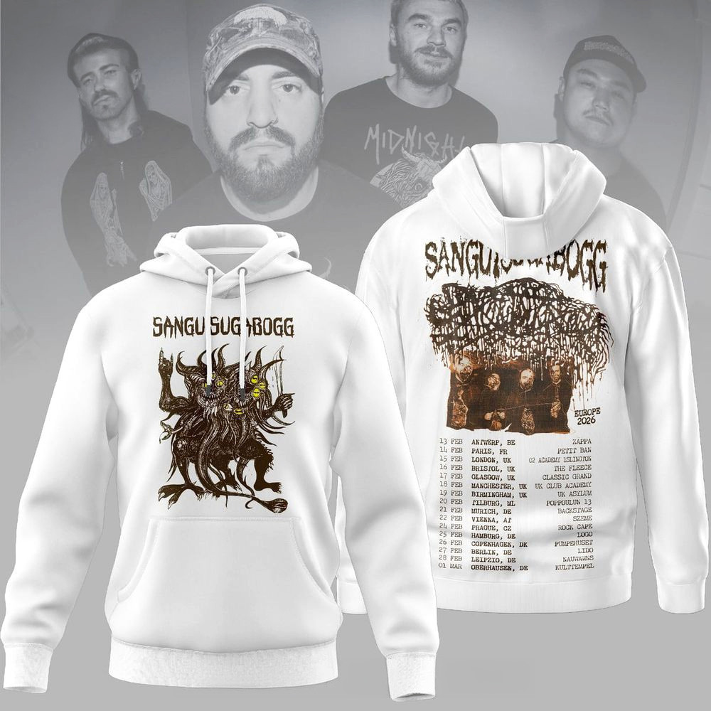 Sanguisugabogg 2026 Tour Hoodie Sanguisugabogg Merch Birthday Gift For Fans