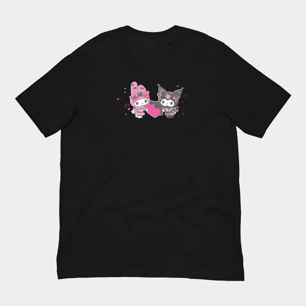 Sanrio Merch My Melody 50th Anniversary And Kuromi 20th Anniversary T-Shirt Gifts For Her