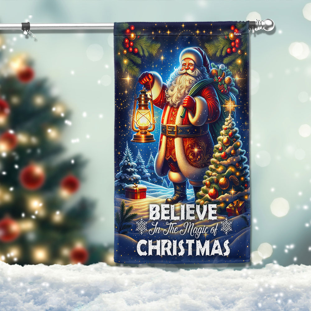 Santa Claus Christmas Flag