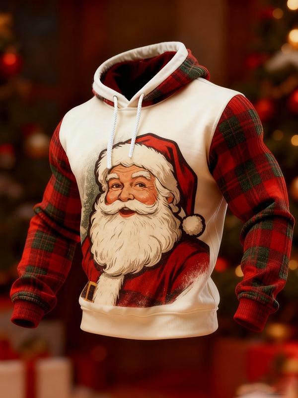 Santa Claus Christmas Hoodie Cute Clothes Holiday Season Christmas Gifts For Him