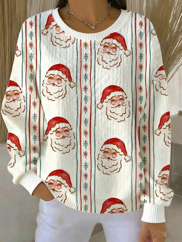 Santa Claus Christmas Sweater Cute Santa Oufit Xmas Apparel Ideas For Friends