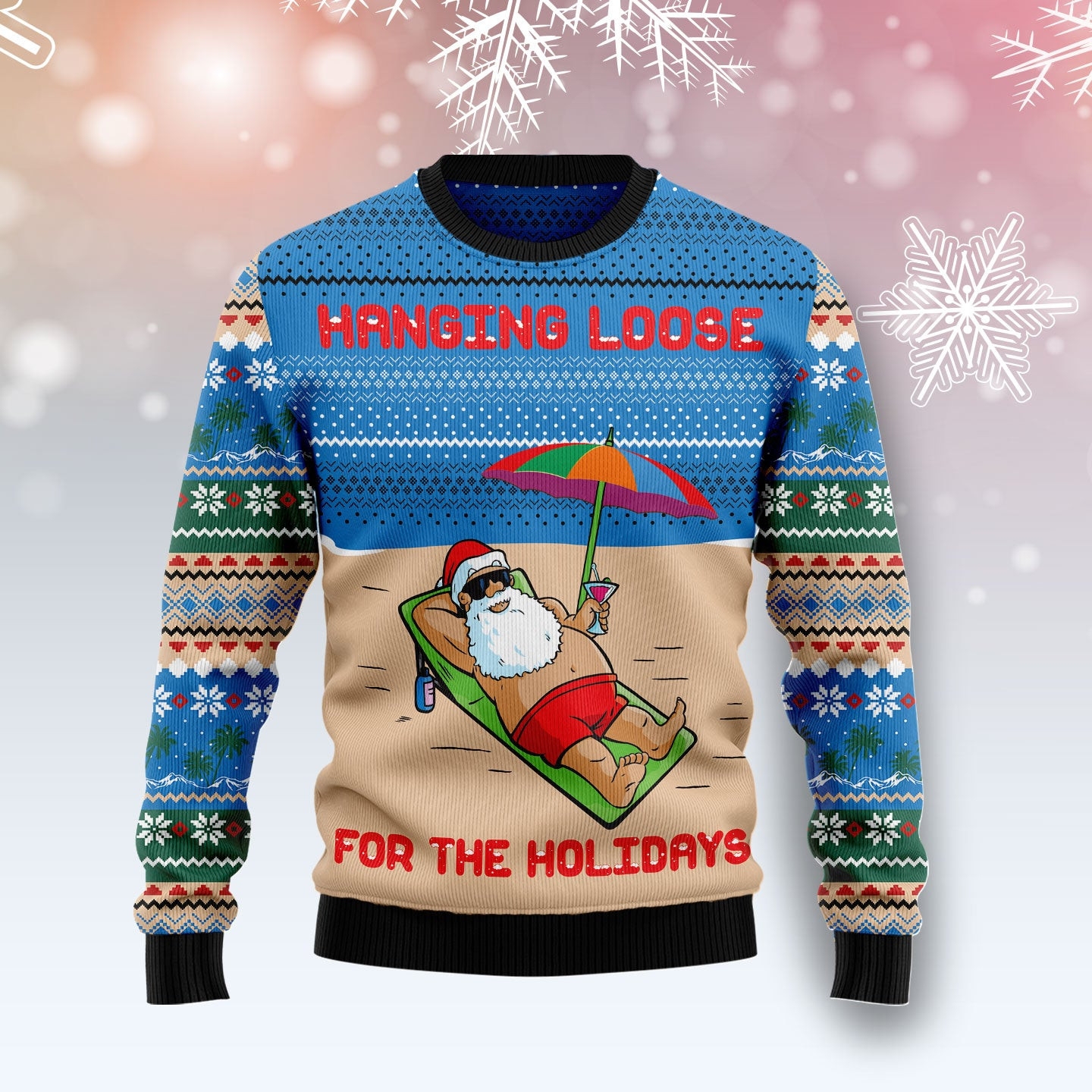 Santa Claus Holiday  Ugly Christmas Sweater