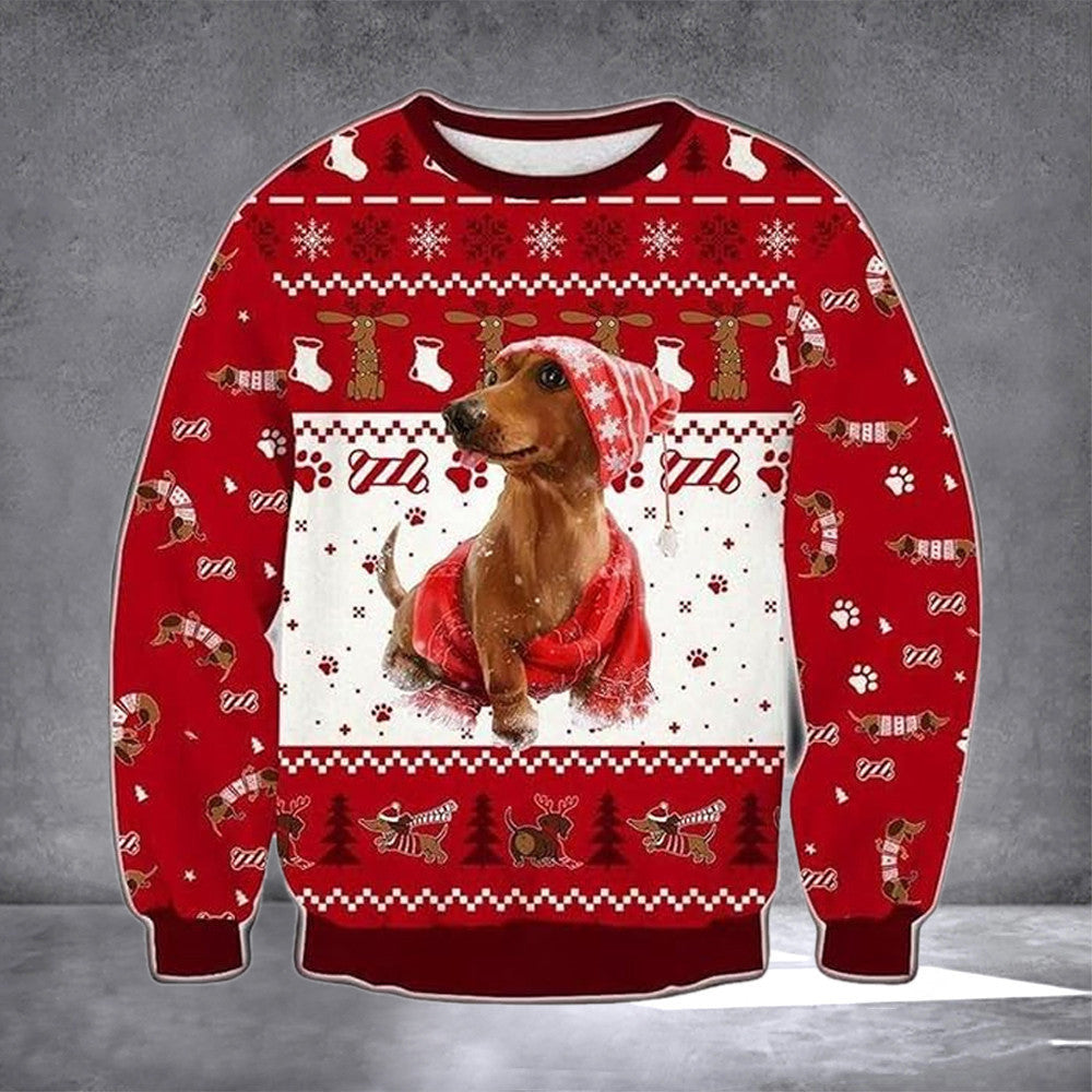 Santa Dachshund Ugly Christmas Sweater Funny Xmas Sweater Gifts For Dog Lovers Santa Dachshund Ugly Christmas Sweater Funny Xmas Sweater Gifts For Dog Lovers