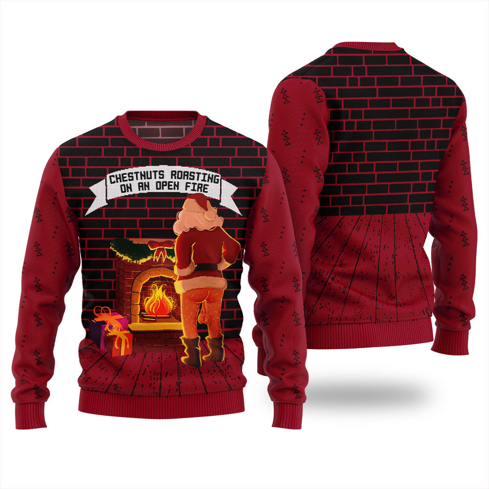 Santa Dirty Ugly Christmas Sweater For Women Best Christmas Merch Gift for Family and Friends