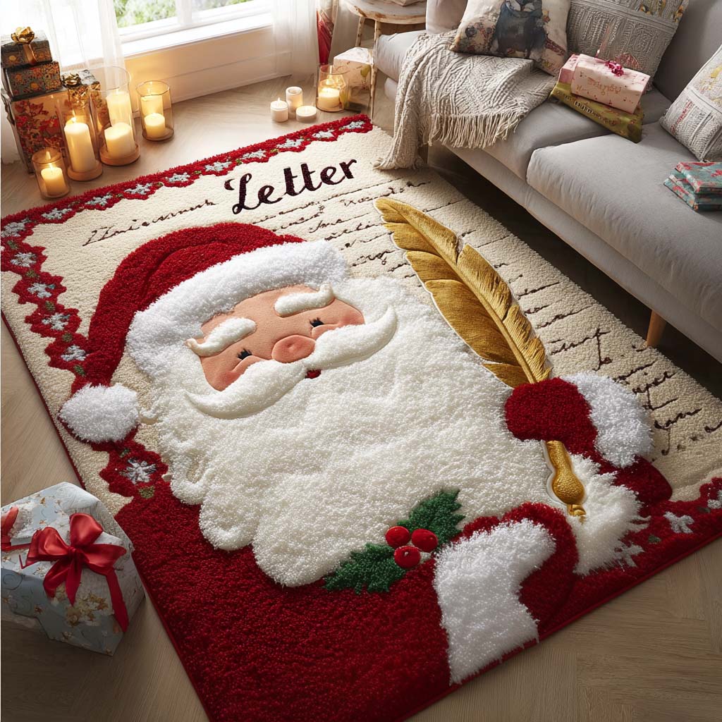 Santa Letter Area Rug Front Door Entryway Ideas Best Christmas Gifts For Girlfriend