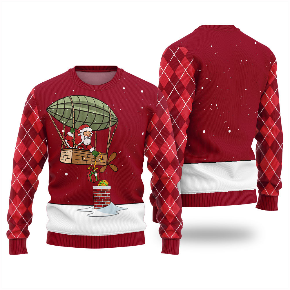 Santa Merry Giftmas To Everyone Ugly Christmas Sweater Perfect Holiday Gift Merch for Sweater Lovers
