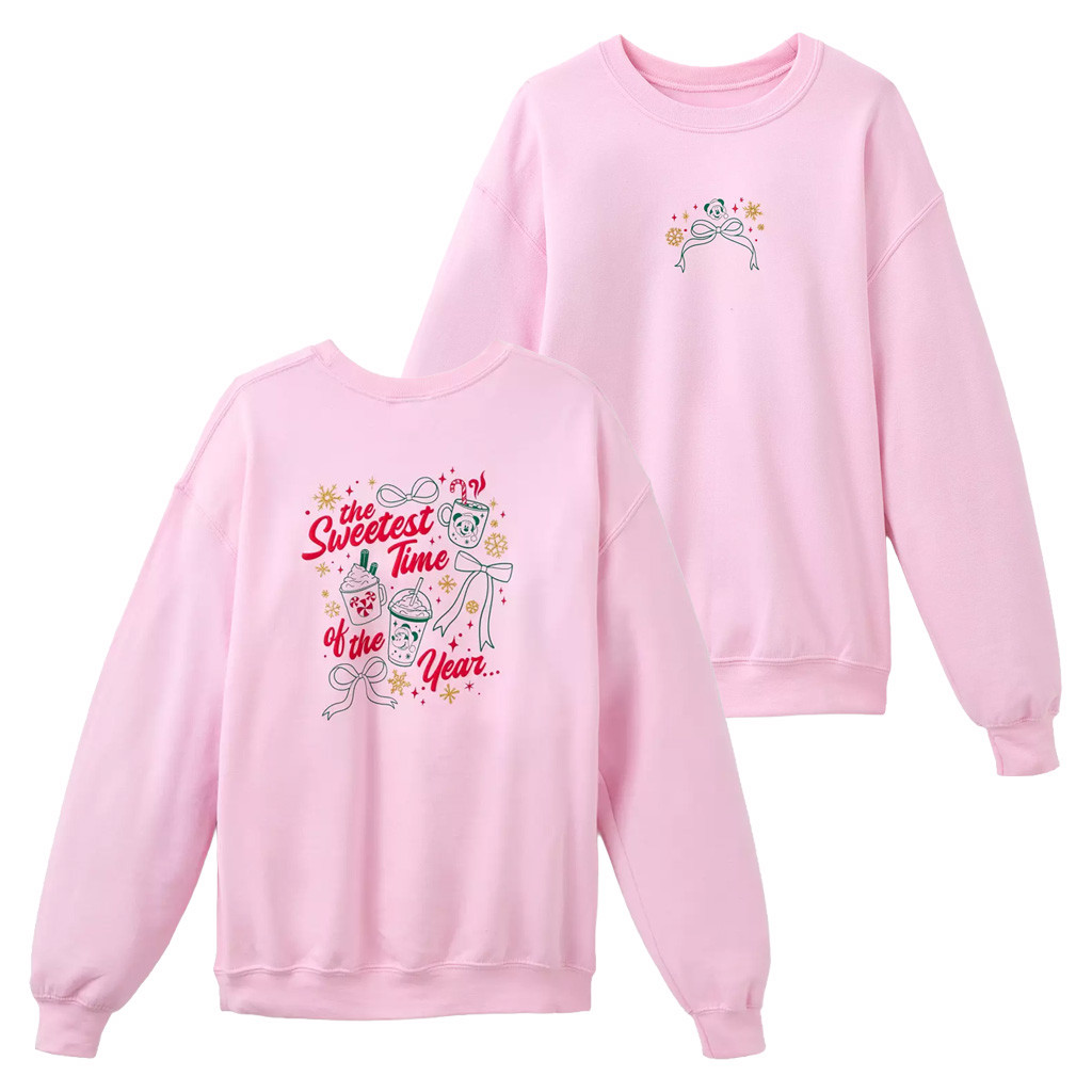 Santa Mouse The Sweetest Time Of The Year Sweatshirt Christmas Gifts For Girlfriend