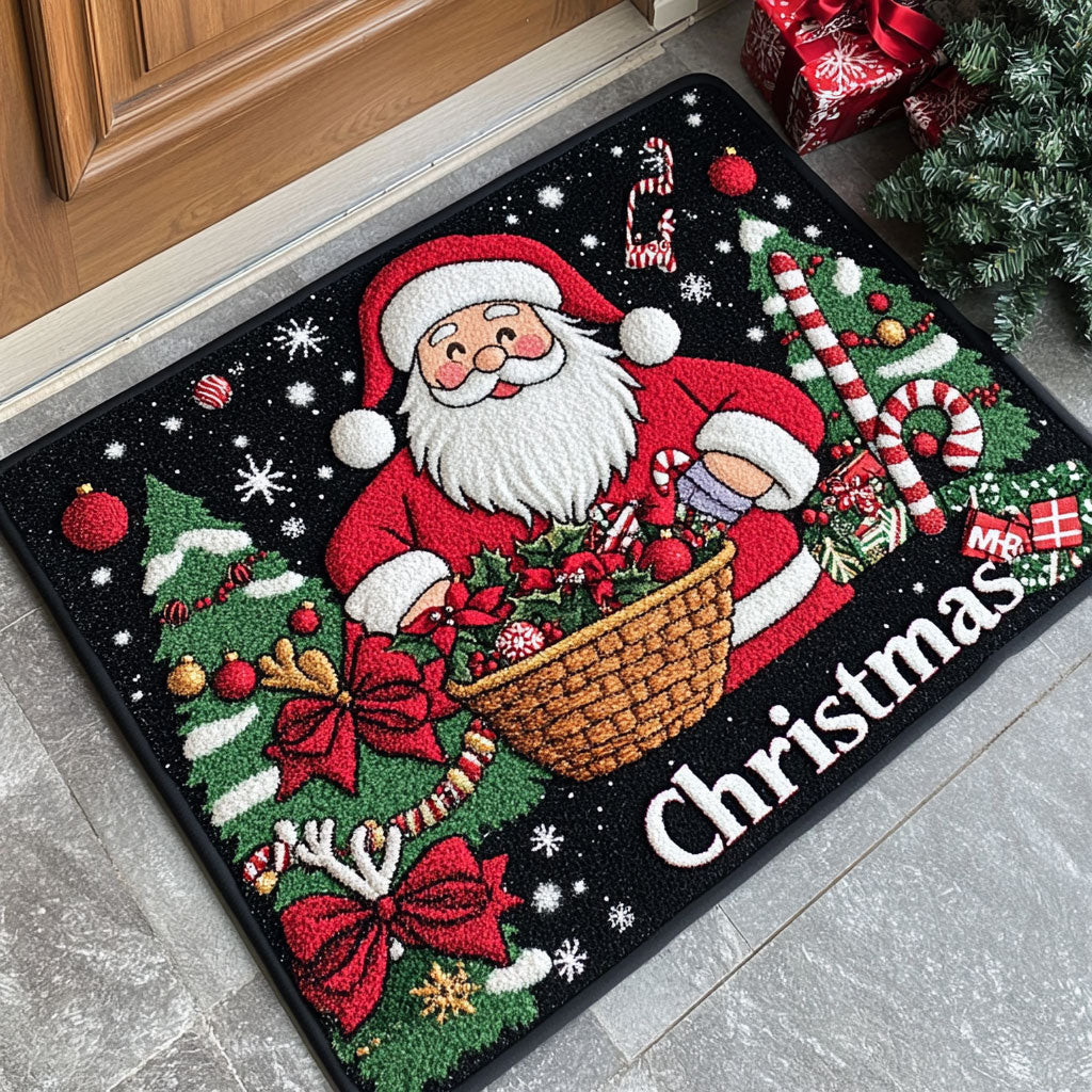 Santa Welcome Doormat Perfect Gift For Friends and Family on Christmas Day