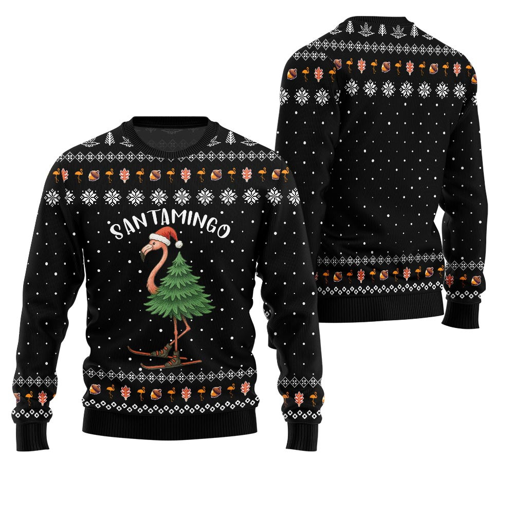 Santamingo Ugly Christmas Sweater Soft Cotton Sweatshirt for Winter Comfort