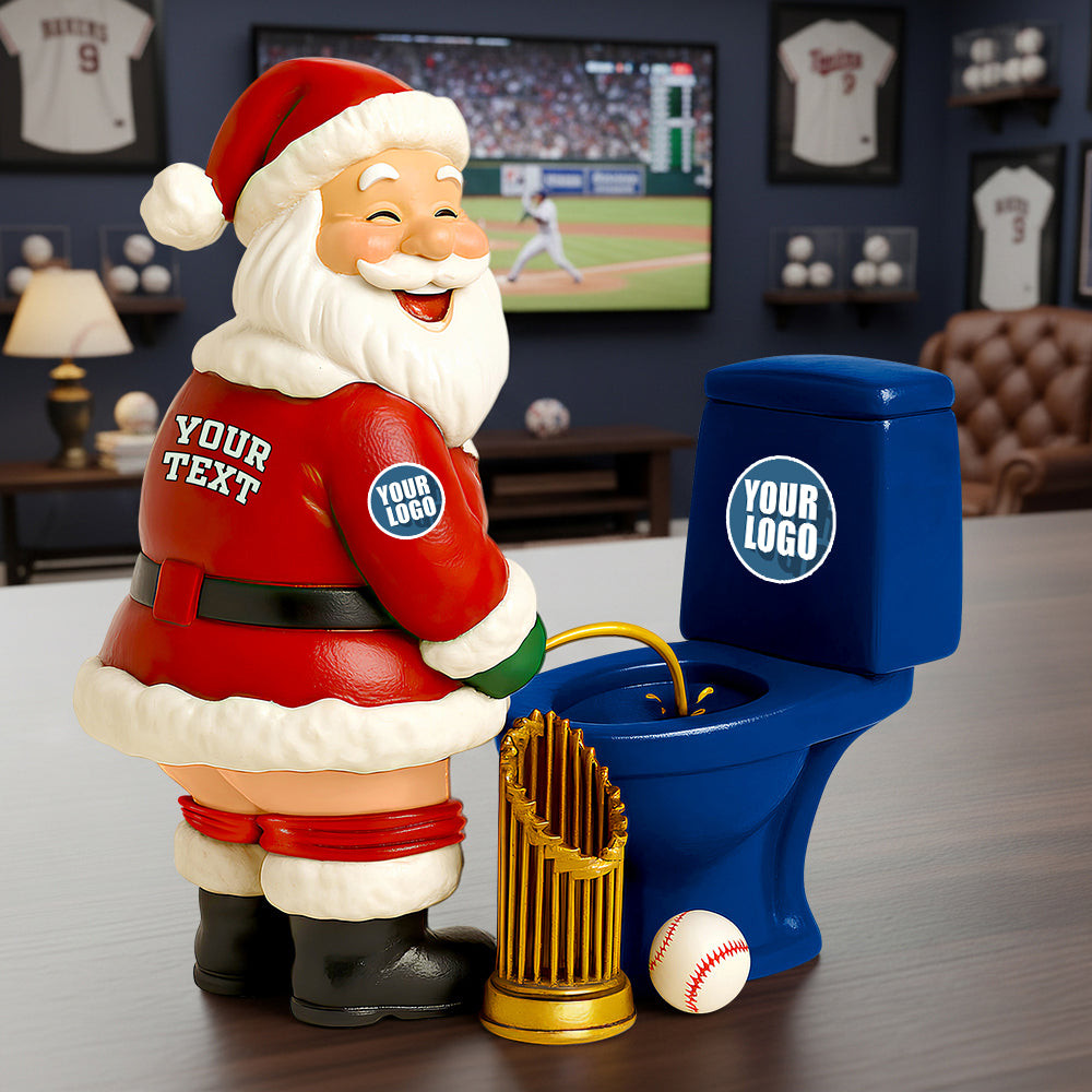 Santa's Funny Rivalry Christmas Acrylic Plaque - Personalized Gifts For Fans - Personalized Funny Christmas Gift For Dad Santa's Funny Rivalry Christmas Acrylic Plaque - Personalized Gifts For Fans - Personalized Funny Christmas Gift For Dad