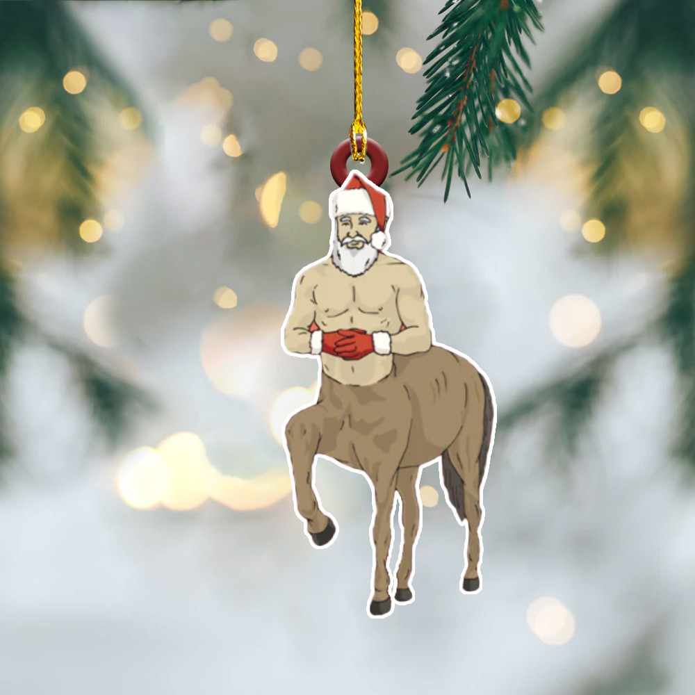 Santaur Ornament Xmas Holiday Santaur Christmas Ornament 2024 Tree Decorations