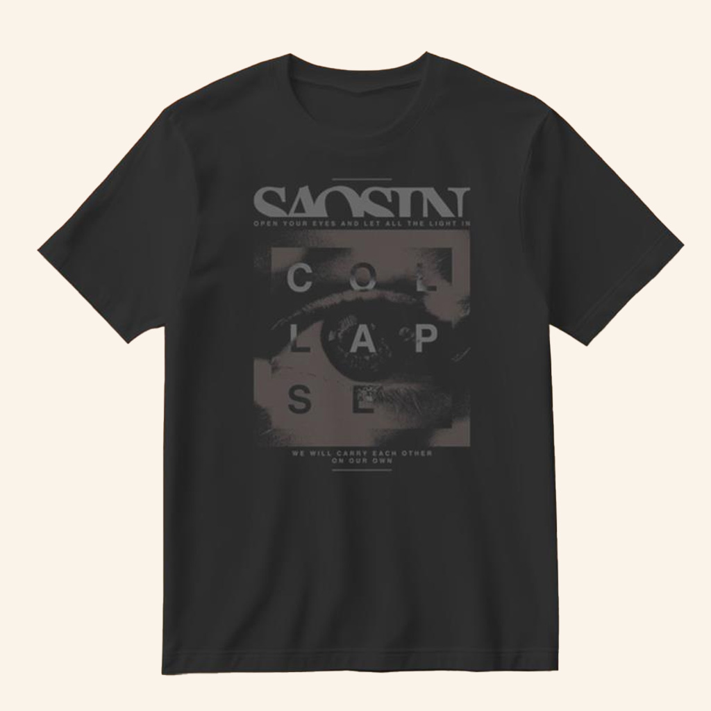 Saosin Merch Collapse T-Shirt Christmas Gifts For Rock Lovers
