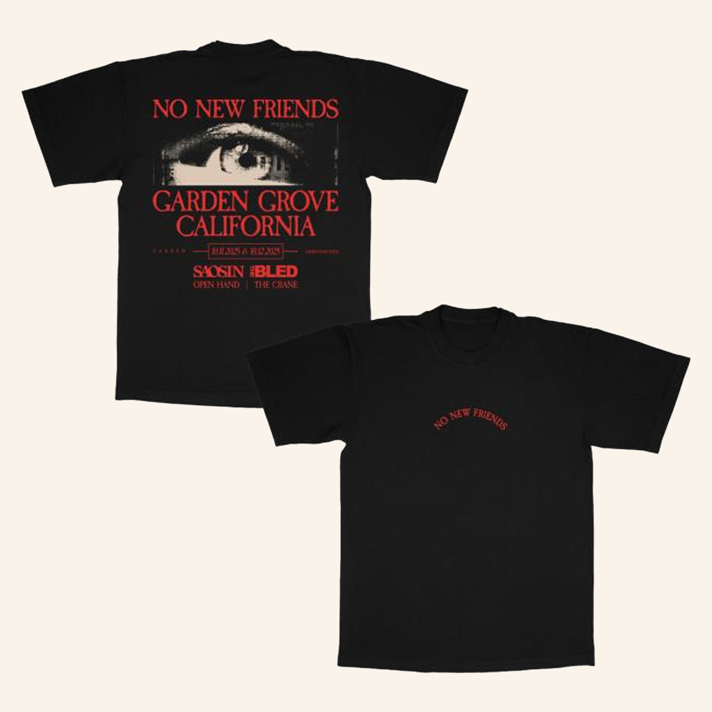 Saosin Merch No New Friends T-Shirt Christmas Gifts For Rock Fans