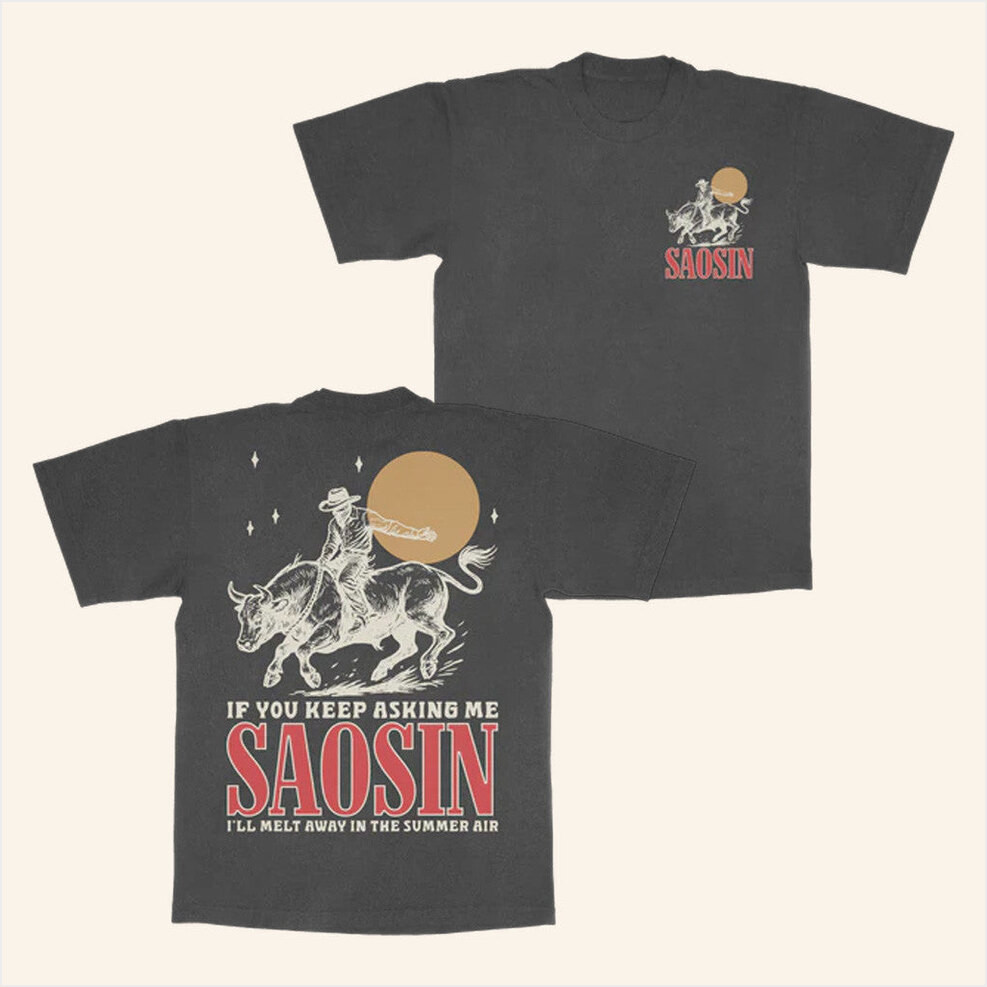 Saosin Merch Rodeo T-Shirt Present For Husband Birthday Gifts For Fans Christmas Presents Ideas
