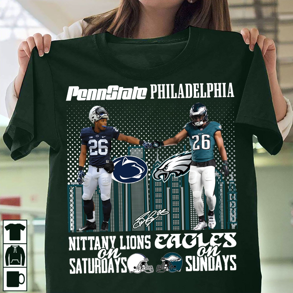 Saquon Barkley Philadelphia Eagles Penn State Nittany Lions Shirt Merch Gifts For Fans