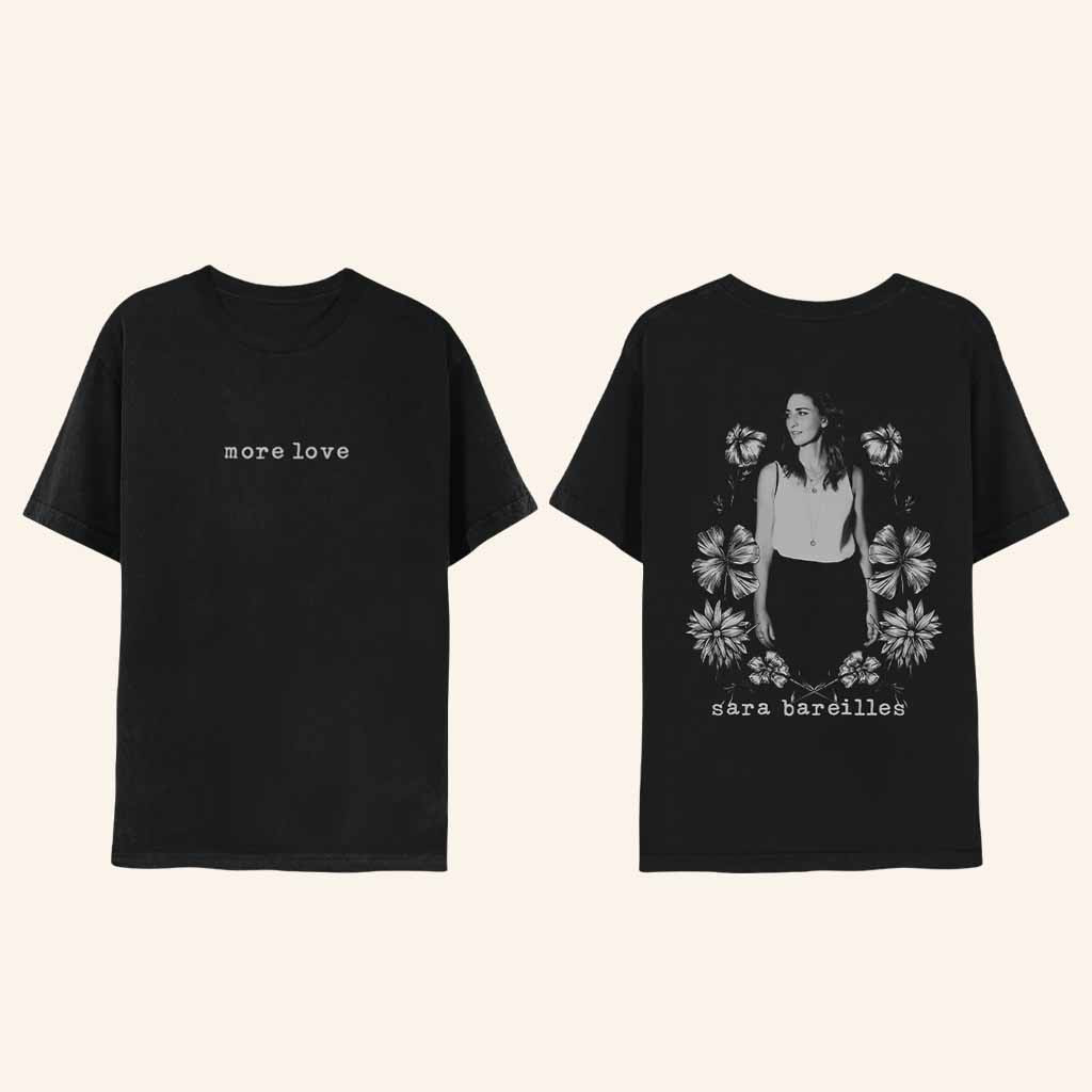 Sara Bareilles Merch More Love Album Black T-Shirt Unique Gifts For Music Lovers Sara Bareilles Merch More Love Album Black T-Shirt Unique Gifts For Music Lovers