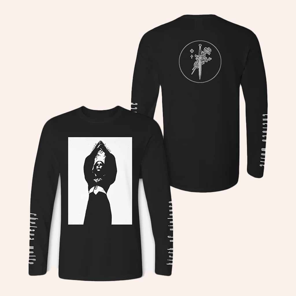 Sargent House Records Merch Birth of Violence Black Long Sleeve Shirt Gift For Sister Sargent House Records Merch Birth of Violence Black Long Sleeve Shirt Gift For Sister