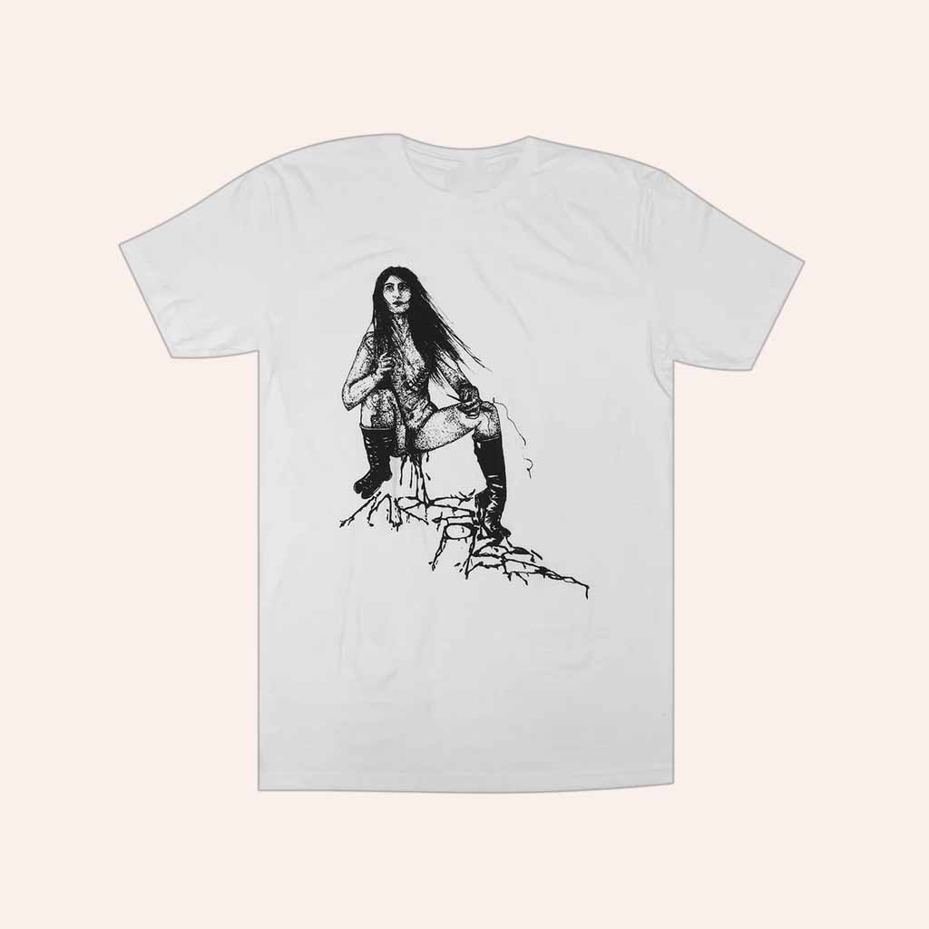 Sargent House Records Merch Caroline Vitelli White T-Shirt Gift For Adults Sargent House Records Merch Caroline Vitelli White T-Shirt Gift For Adults